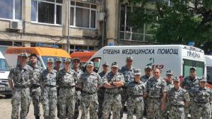 Резервисти от Националния военен университет Васил Левски спасиха пострадал при