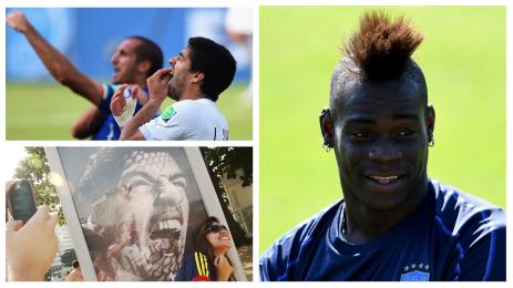 Луис Суарес Киелини Марио Балотели