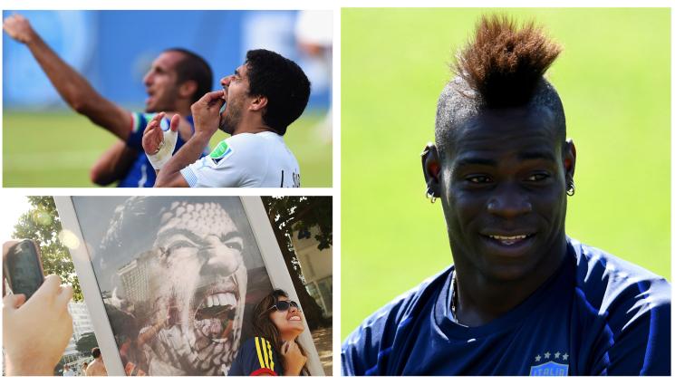 Луис Суарес Киелини Марио Балотели - ЧЕРНО НА БЯЛО: Бонус от милион паунда за Балотели за 3 червени картона, на Стефан Шварц забраняват да се мотае из Космоса, докато рита в Съндърланд