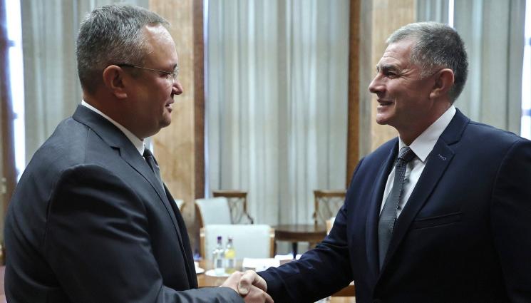 Добромир Карамаринов Николае Чука - Президентът на Европейската атлетика с важна среща в Букурещ