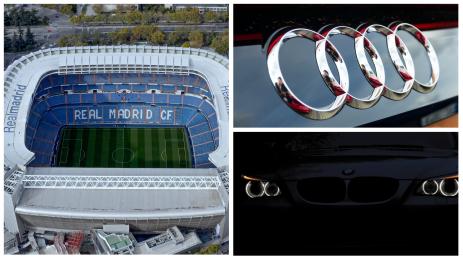 Бернабеу спонсор AUDI BMW