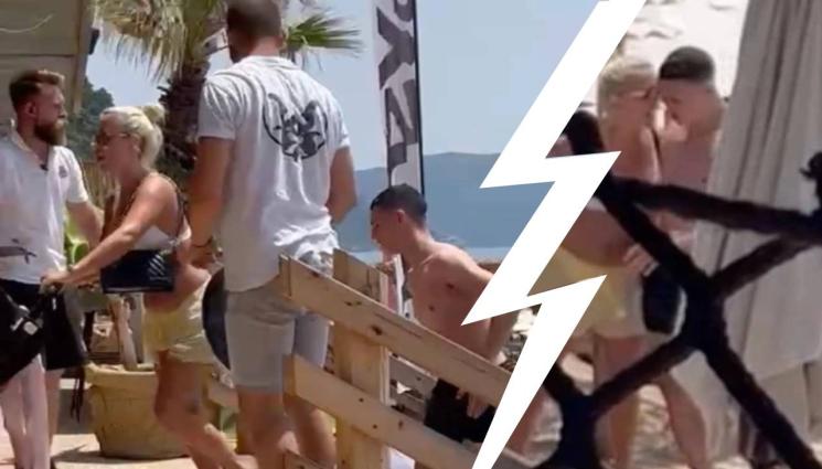 Фодън - СКАНДАЛИ НА ПЛАЖА: Гаджето на Фодън направи сценка и му се разкрещя, след като му рови в телефона, докато звездата на Манчестър Сити плува в морето