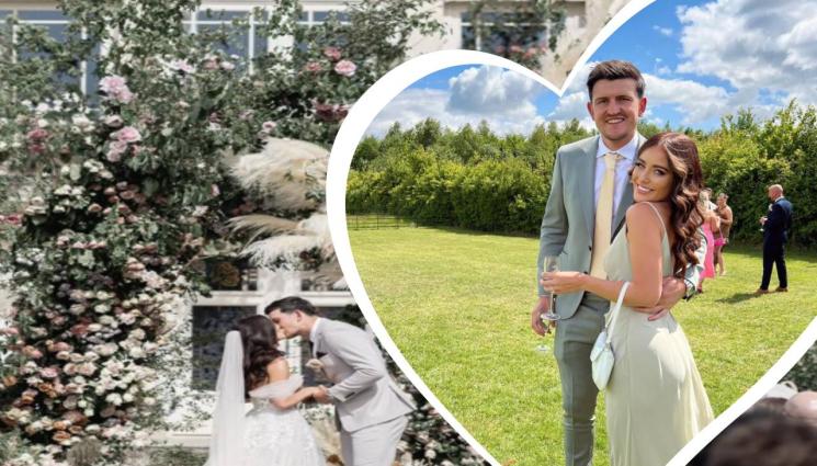 Магуайър - КАТО В ПРИКАЗКИТЕ! Хари Магуайър се ожени за детската си любов Ферн Хоукинс във френски параклис пред 30 гости! Английският национал даде 500 000 паунда