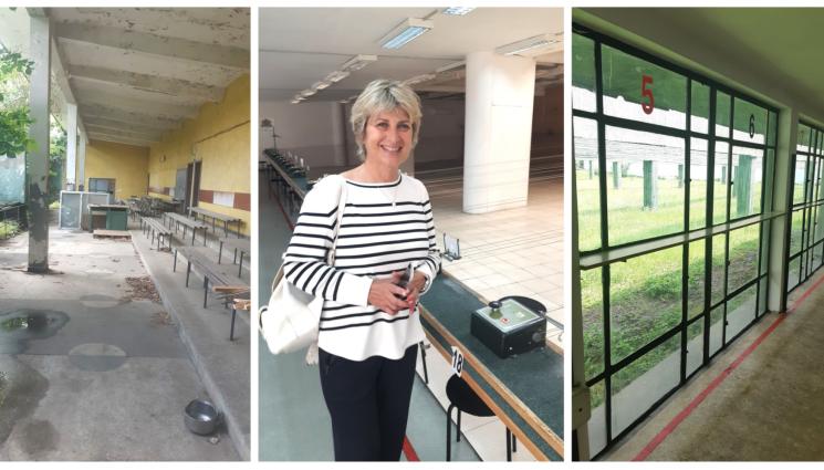 Весела Лечева - Весела Лечева подхваща сериозен ремонт на стрелбището, където е израснала