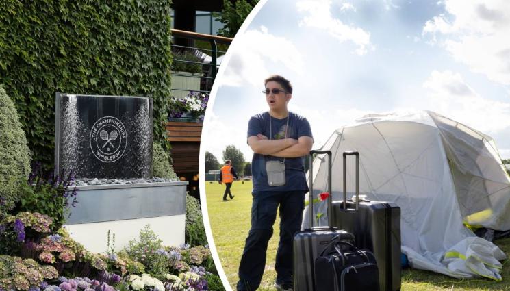 Уимбълдън - Фен на тениса спа 3 дни на палатка, за да купи билет номер 1 за тазгодишния