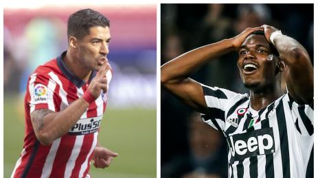 Луис Суарес и Пол Погба