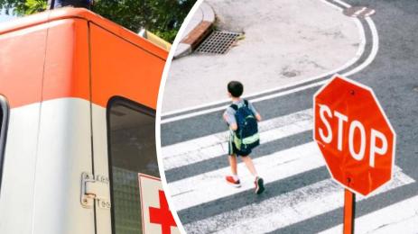 дете пешехода пътека