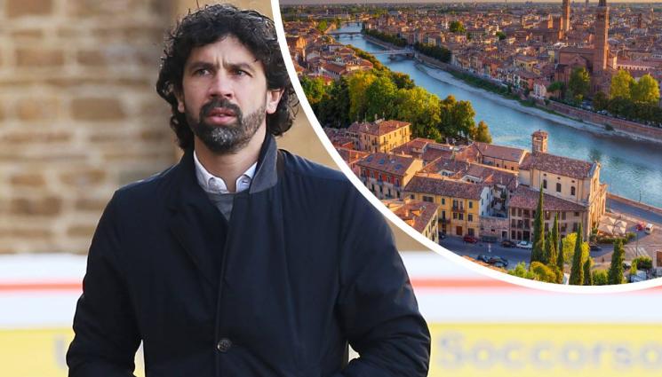 Дамяно Томази - Бивш национал на Италия и баща на шест деца е новият кмет на Верона. Избраха го от гражданската квота