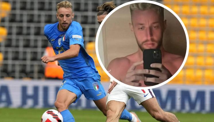 Давиде Фратези - Халф на Сасуоло и Италия лъсна гол. Извини се, че му хакнали профила