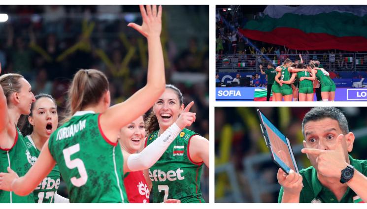 България Лига на нациите Мичели - ПРЕД РОДНА ПУБЛИКА България разгроми с 3:0 Доминиканската република за малко повече от час в Лигата на нациите при жените