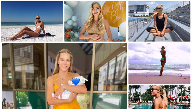 Лека атлетика - Секссимвол се похвали със син, но не и с таткото