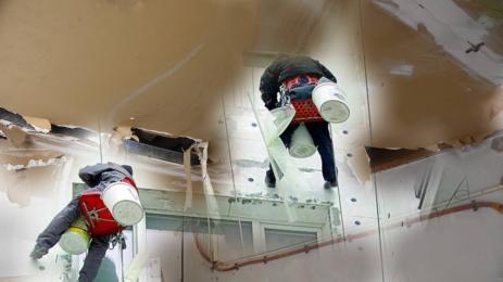 саниране таван