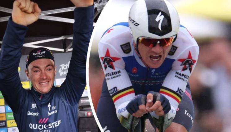 Лампаерт - МЕЖДУ КАПКИТЕ: Белгийско селянче изненада всички в дъждовния Копенхаген и поведе с 5 секунди в първия етап на Тур дьо Франс