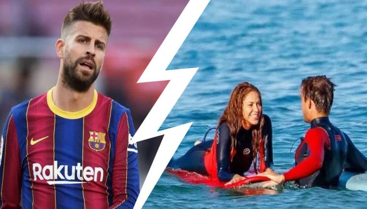 Шакира - Шакира бързо забрави Пике? Певицата кара сърф с непознат млад мъж! Асът на Барса пък удари по масата, поиска попечителство над децата