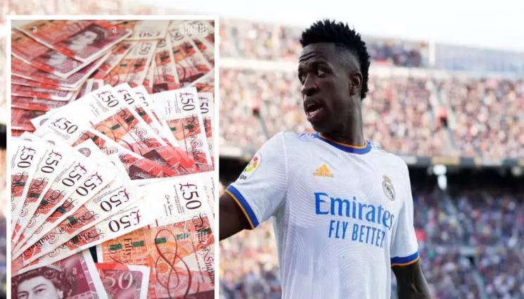 Винисус - Реал Мадрид позлатява Винисиус! Бразилецът ще подпише договор с клауза за откупуване 1 милиард паунда и годишна заплата от 34,3 милиона