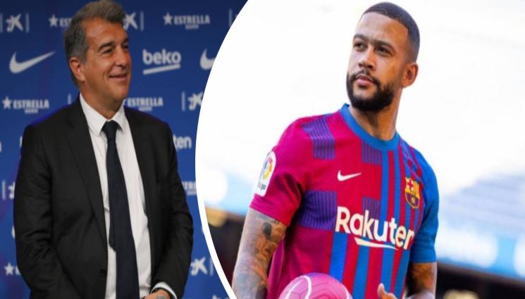 Барселона - Депай пред подпис с Ювентус, Лапорта мисли