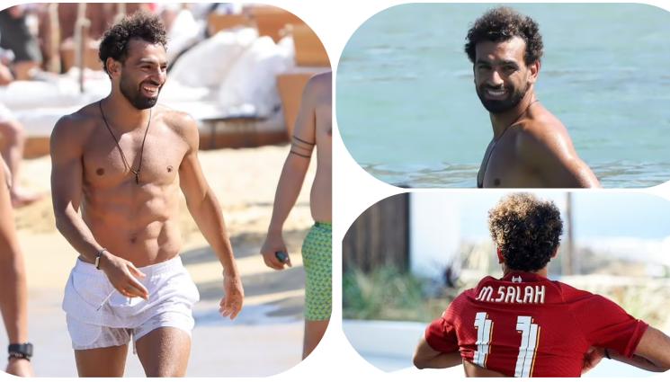 Мохамед Салах - Мохамед Салах се наслаждава на слънцето на Миконос, след като стана най-скъпоплатеният футболист в Ливърпул