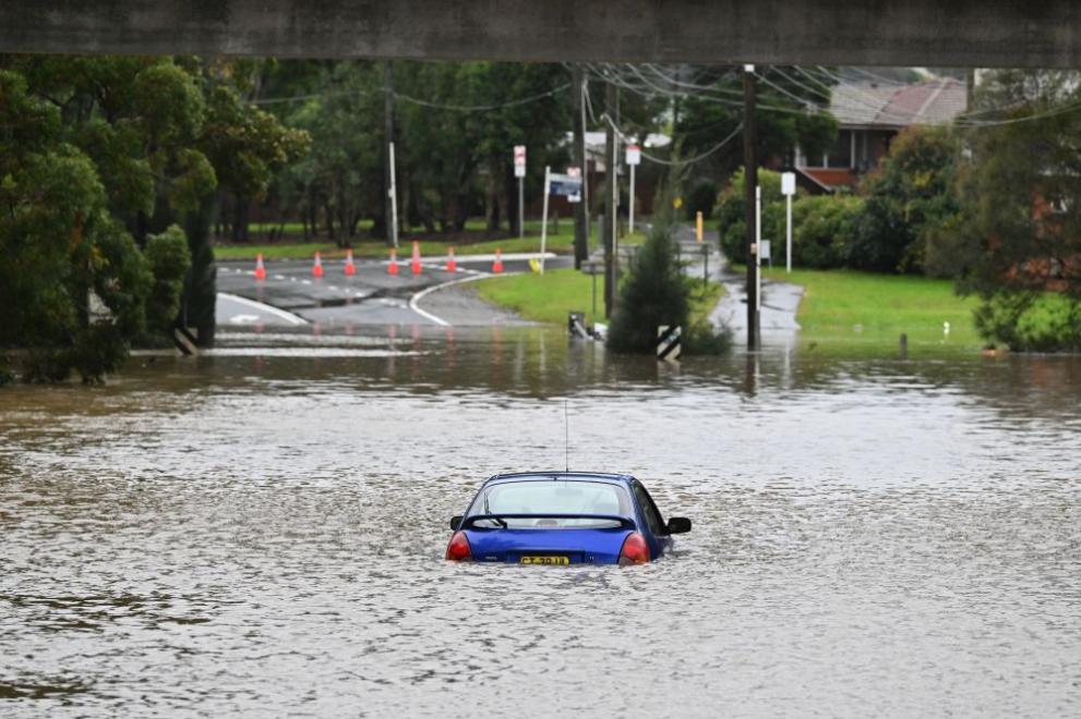 Рекордно количество дъжд падна в най-големия град в Нова Зеландия.