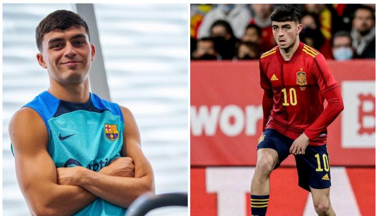 Педри - Най-големият талант на Барселона впечатли с физика. Педри определено е тренирал здраво по време на лятната почивка (СНИМКА)