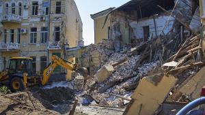 Педагогическият университет в североизточния украински град Харков е бил разрушен