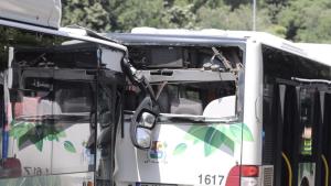 Два автобуса се удариха в столицата