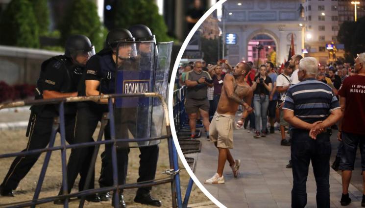 w - НАПРЕЖЕНИЕТО В СЕВЕРНА МАКЕДОНИЯ: Опозицията организира блокади в страната