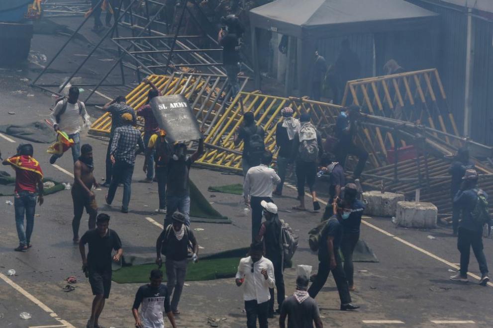  Шри Ланка протестиращи 