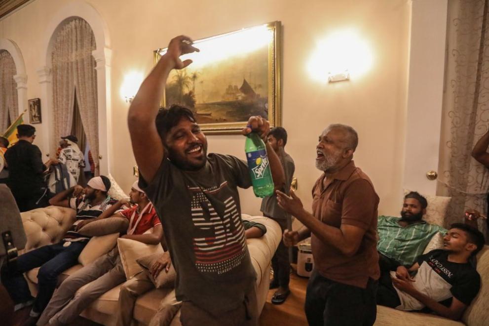  Шри Ланка протестиращи 