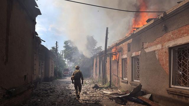 Ужасът на разрушенията: Призрачно лято в Украйна (ГАЛЕРИЯ)