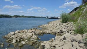 Нивото на река Дунав при Силистра падна под условната нула