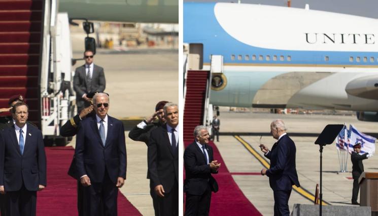 Байдън - Байдън пристигна на първата си визита в Израел