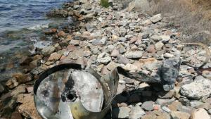 Военни водолази унищожиха морска мина плаваща на разстояние около две