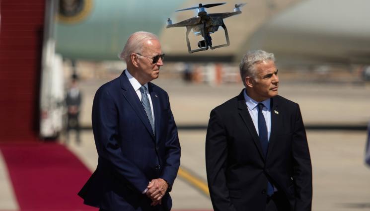 Байдън - Ирански дрон посрещна Джо Байдън в Израел