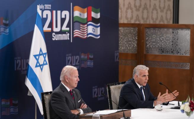 За първи път лидерите на САЩ, Индия, Израел и ОАЕ се срещнаха за I2U2