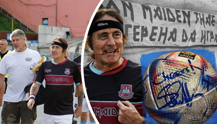 Левски - Левски пуска на търг топката от мача на Iron Maiden на 