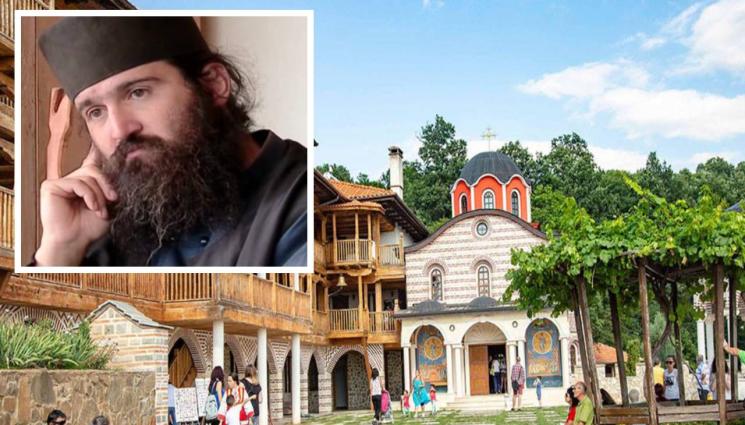 Никанор - Игуменът на Църногорския манастир отец Никанор пред