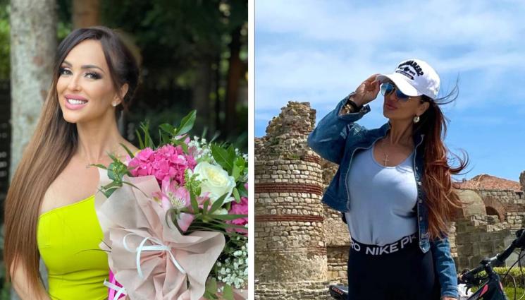 Глория - ЛЮБЯЩА БАБА: Глория заведе внучката на море (СНИМКИ)