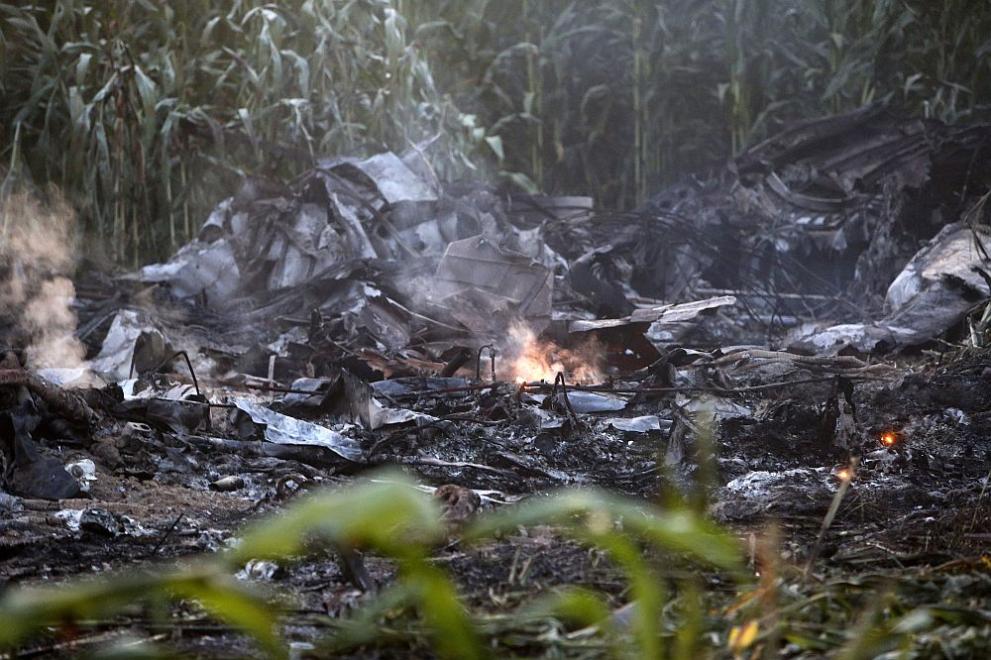 Товарен самолет се разби късно снощи близо до град Кавала