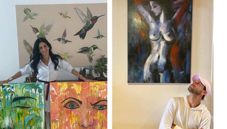 Григор Димитров - Гришо срещна Ейса с приятелка художничка