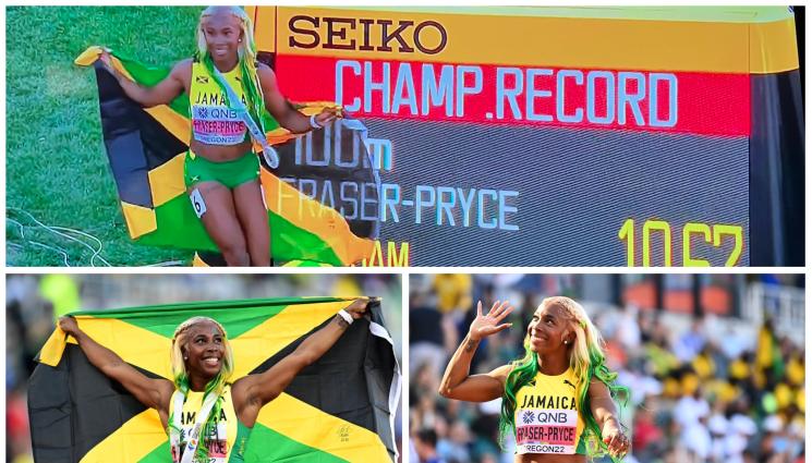 Шели Ан Фрейзър Прайс - ЗА ИСТОРИЯТА! Шели-Ан Фрейзър-Прайс спечели пета световна титла на 100 метра (ВИДЕО)