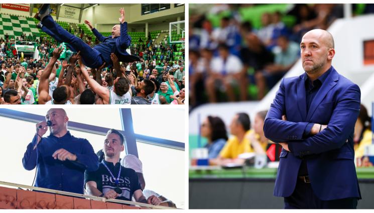 Небойша Видич - Баскетболните шампиони от Балкан останаха без треньор