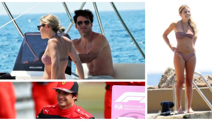 Карлос Сайнц - Карлос Сайнц се възползва от паузата във Формула 1, плацика се с гаджето си на Майорка