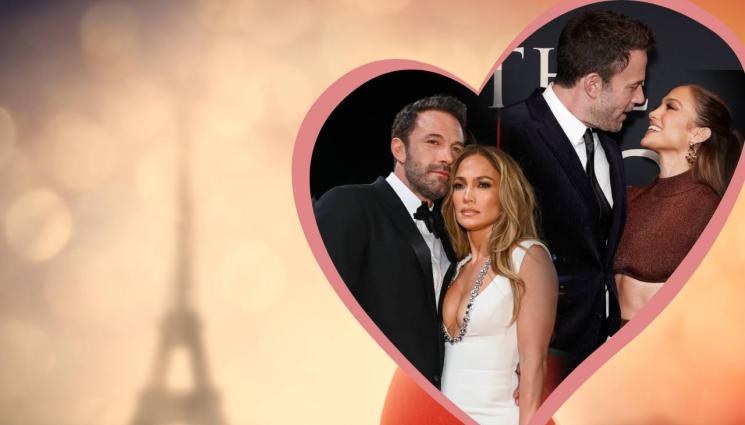 Джей Ло и Афлек - КАТО ПО ФИЛМИТЕ: Джей Ло и Афлек на меден месец в Париж (СНИМКИ)