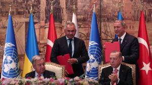 В Истанбул беше подписано споразумение по плана на ООН за