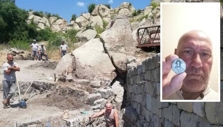 Николай Овчаров Дионис разкопки археология - ГОЛЯМ УДАР ЗА АРХЕОЛОГИЯТА: Разкриха нов храм до светилището на Дионис
