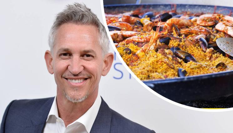 Гари Линекер - Линекер сготви испански гозби за 300 души