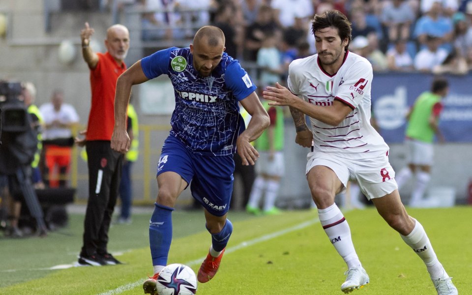 Италианският шампион Милан допусна неочаквана загуба с 2:3 в контролата