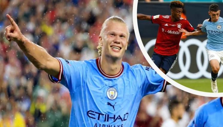 Манчестър Сити Байерн - Холанд дебютира с гръм и трясък за Ман Сити! Норвежецът вкара за 1:0 над Байерн под мълнии в Уисконсин (ВИДЕО)