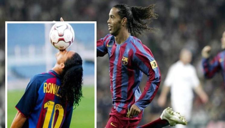 Роналдиньо - КУРИОЗНО: Барса използва сина на Роналдиньо за оператор (СНИМКИ)