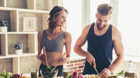 салата готвене двойка обяд